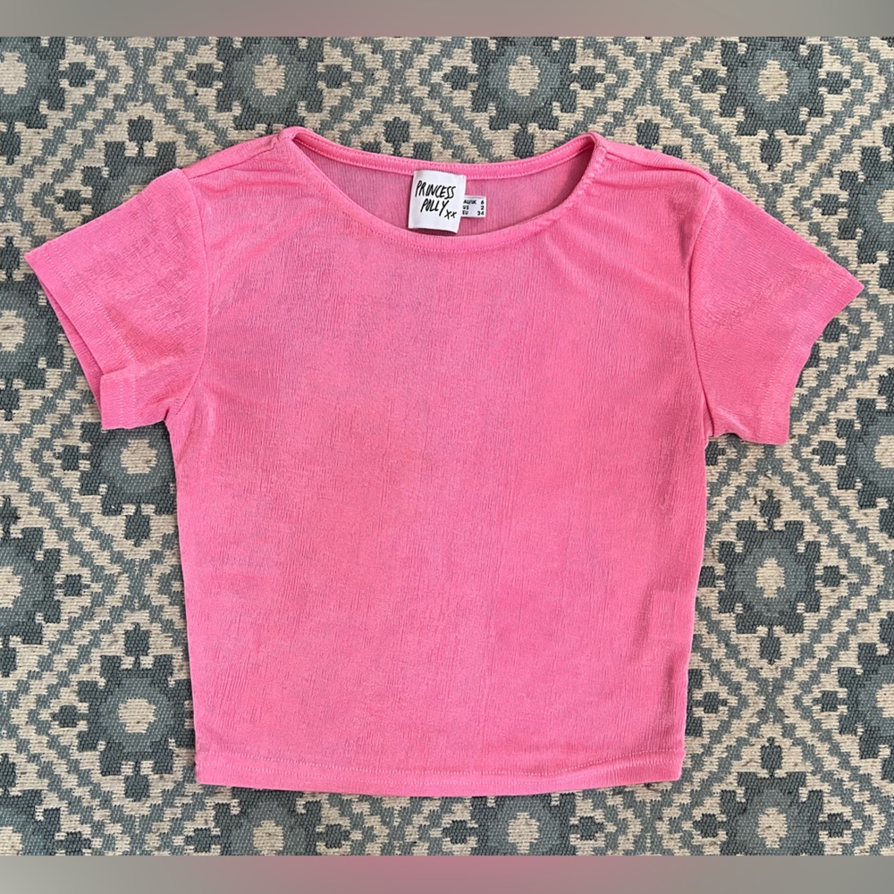 Princess Polly | Bubblegum Pink Crop Top
